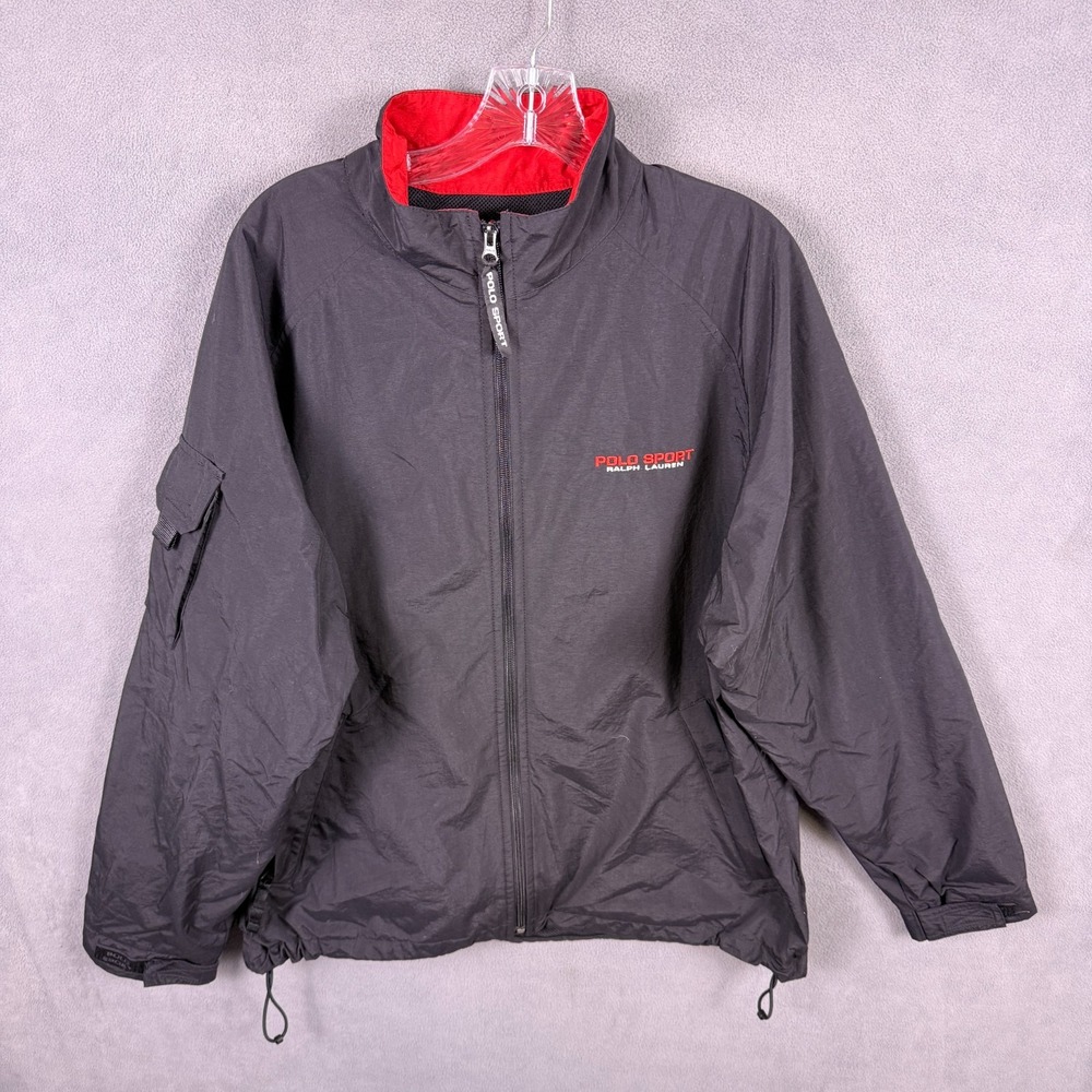 Vintage Polo Sport Ralph Lauren‎ Windbreaker Jacket Mens Medium 90s Gorpcore
